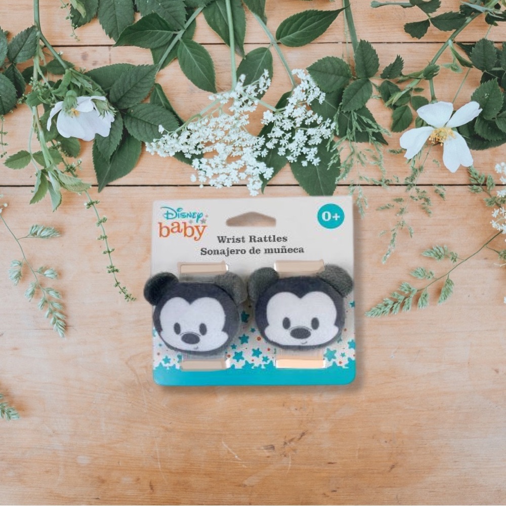 Disney Baby Mickey Mouse Wrist Rattle - 2pk